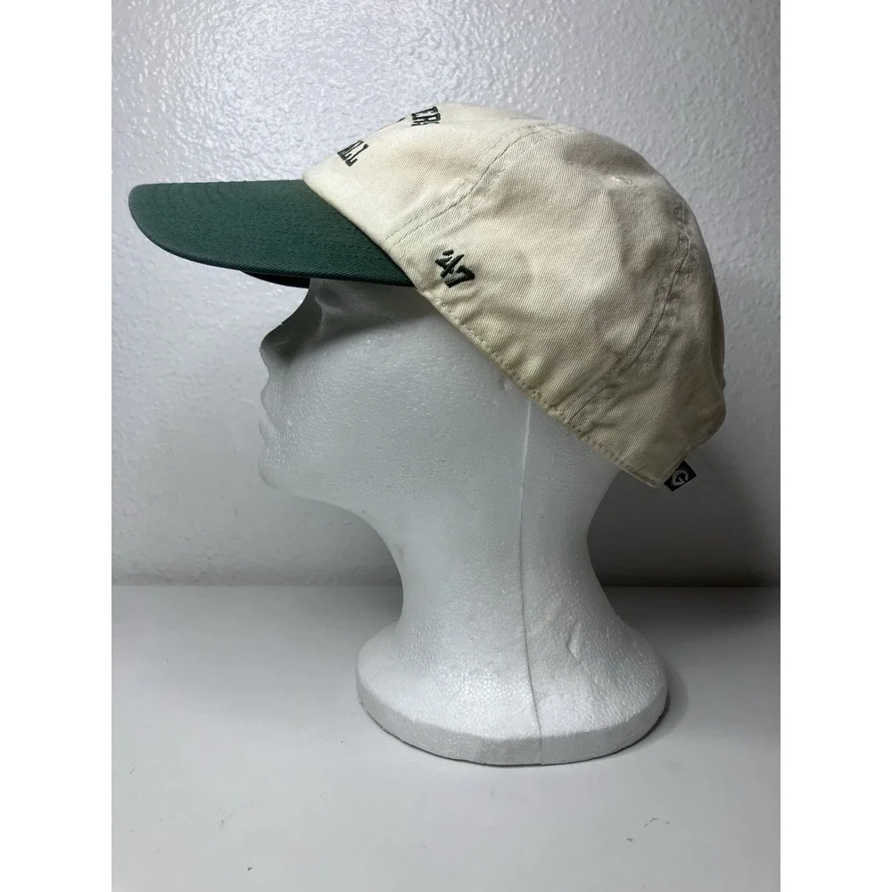 '47 Green Bay Packers Two Tone Green White Adjustable Hat Cap Embroidered‎